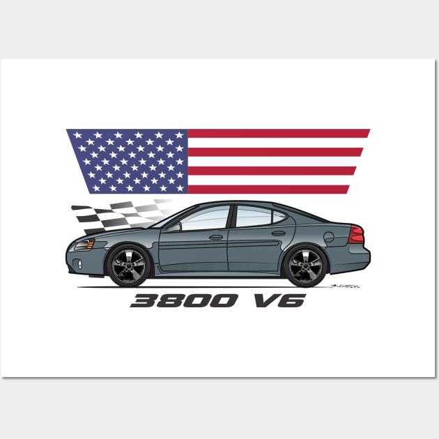 3800 V6 - Gray Wall Art by JRCustoms44